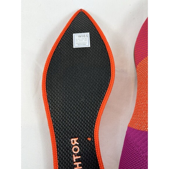 NEW Rothy’s The Point Metallic Pomegranate Limited Edition Size 10.5 - Picture 4 of 5